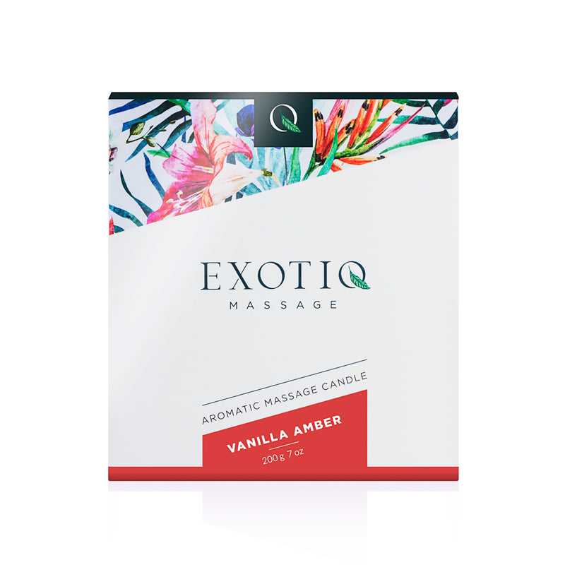 Exotiq Massage Candle Vanilla Amber - 200g - UABDSM