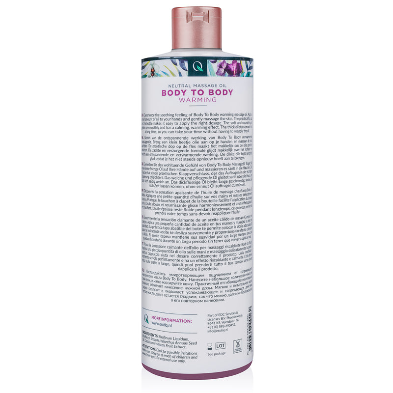 Exotiq Body To Body Warming Massage Oil - 500 Ml - UABDSM