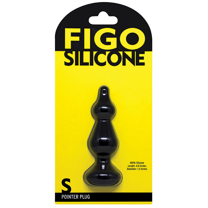 Figo Pointer Silicone Plug Small-Black - UABDSM