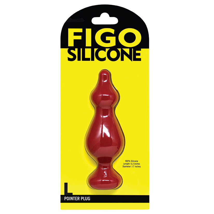 Figo Pointer Silicone Plug Large-Red - UABDSM