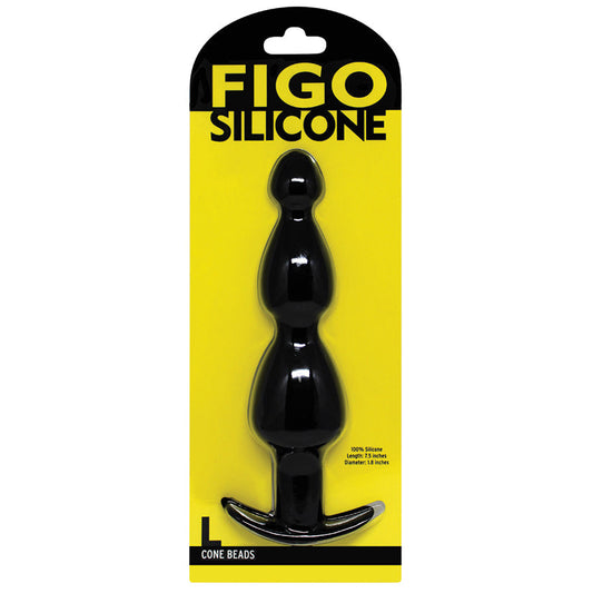 Figo Silicone Cone Beads-Black - UABDSM