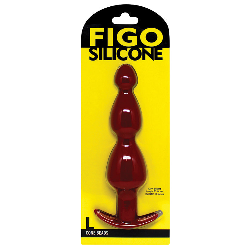 Figo Silicone Cone Beads-Red - UABDSM