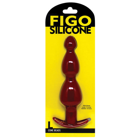 Figo Silicone Cone Beads-Red - UABDSM
