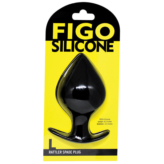 Figo Rattler Spade Plug Large-Black - UABDSM