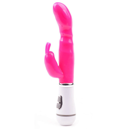 Slim G-Spot Twelve Speed Rabbit Vibrator Neon Pink - UABDSM