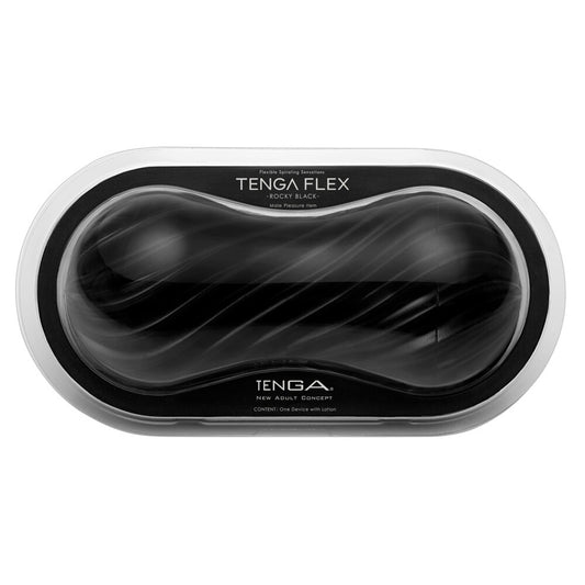 Tenga Flex Rocky Black Masturbator - UABDSM