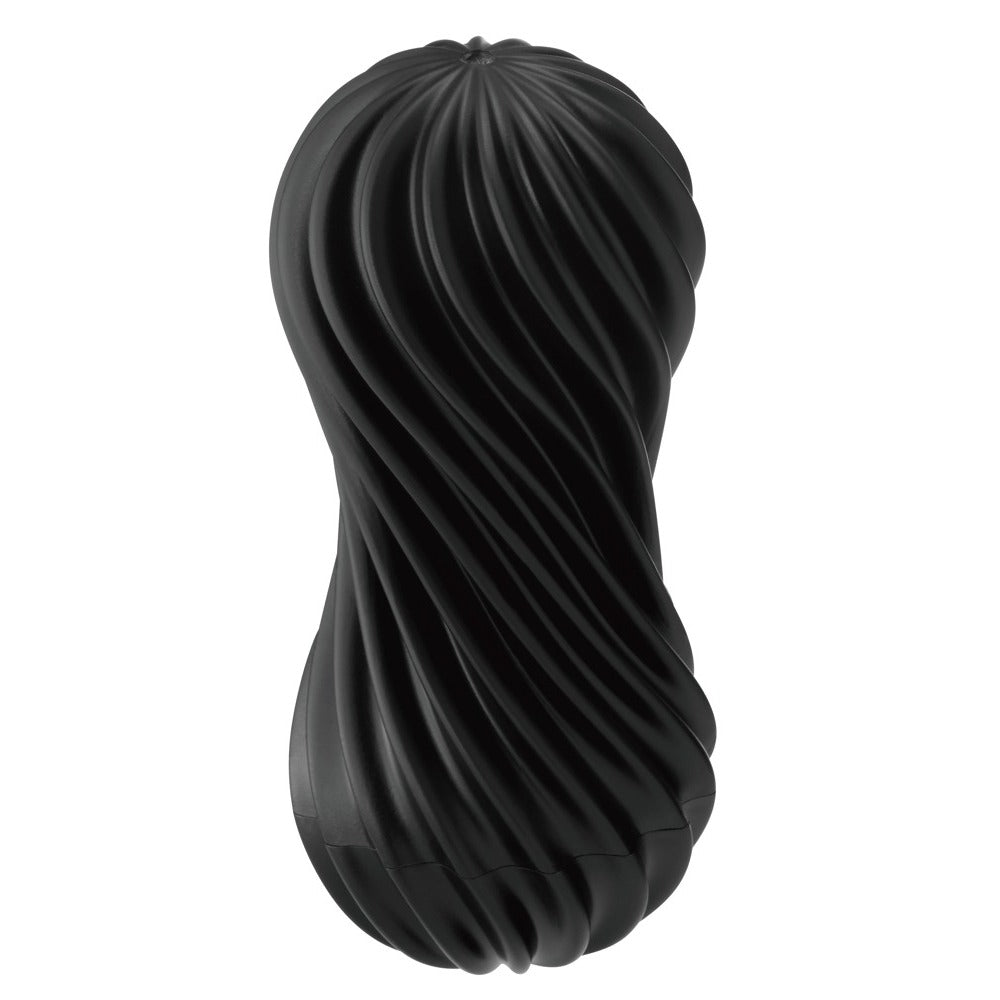 Tenga Flex Rocky Black Masturbator - UABDSM