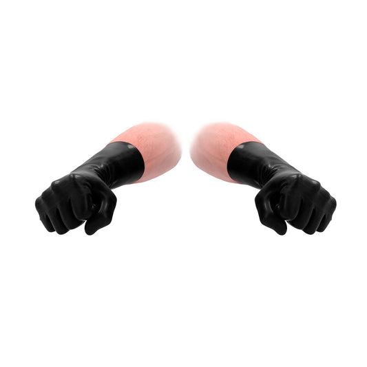 Fist It Black Latex Short Gloves - UABDSM