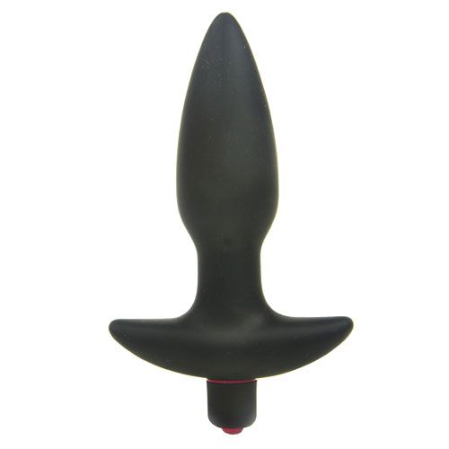 Silicone Butt Plug With Vibrating Bullet - UABDSM