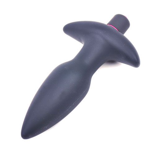 Silicone Butt Plug With Vibrating Bullet - UABDSM