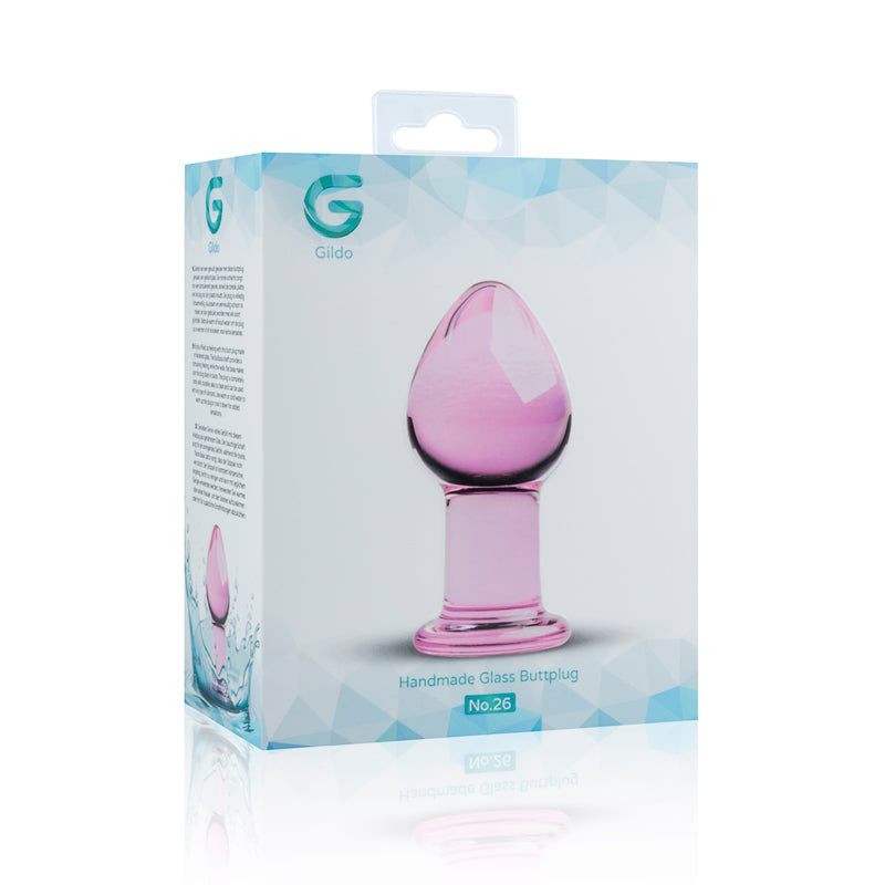 Pink Glass Buttplug - UABDSM