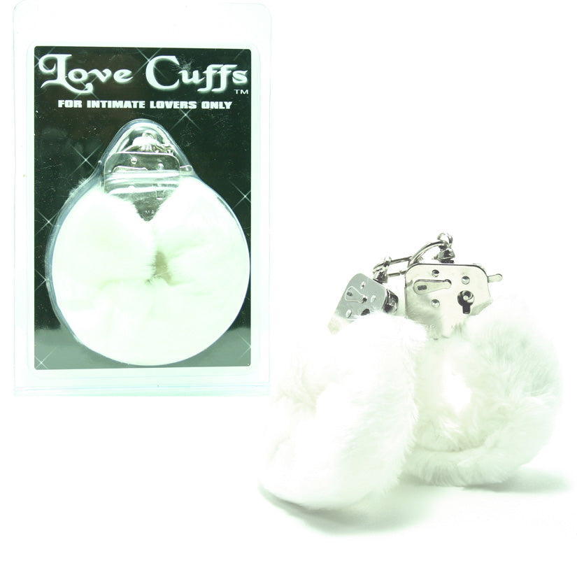 Plush Love Cuffs - White - UABDSM