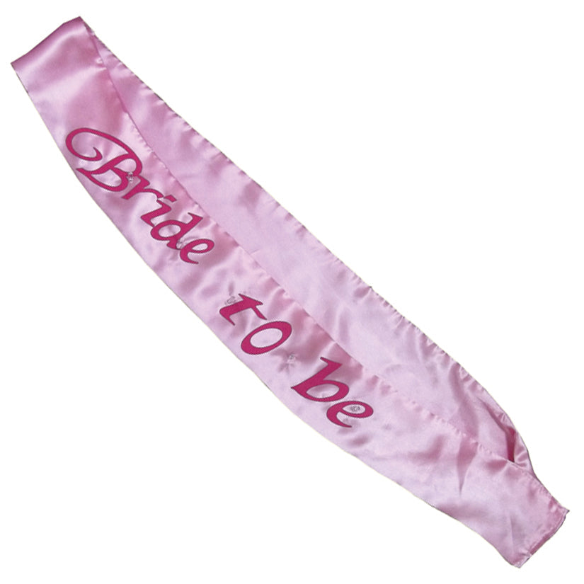 Bride-to-Be Flashing Sash - Pink - UABDSM