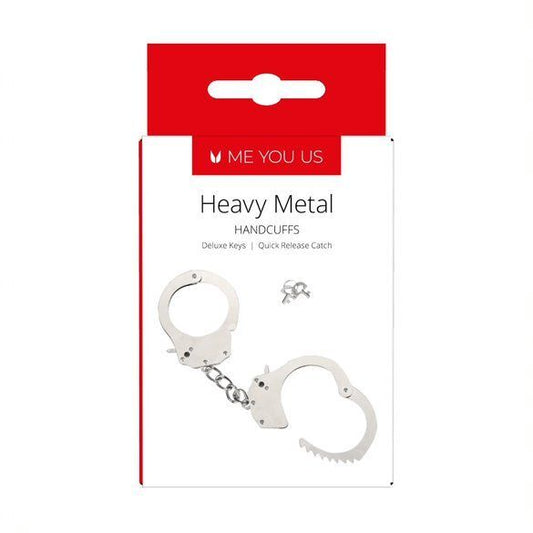 Me You Us Heavy Metal Handcuffs - UABDSM