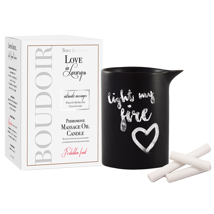 Love In Luxury Intimate Messages Candle-Forbidden Fruit 5oz - UABDSM