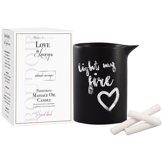 Love In Luxury Intimate Messages Candle-Sweet Blush 5oz - UABDSM