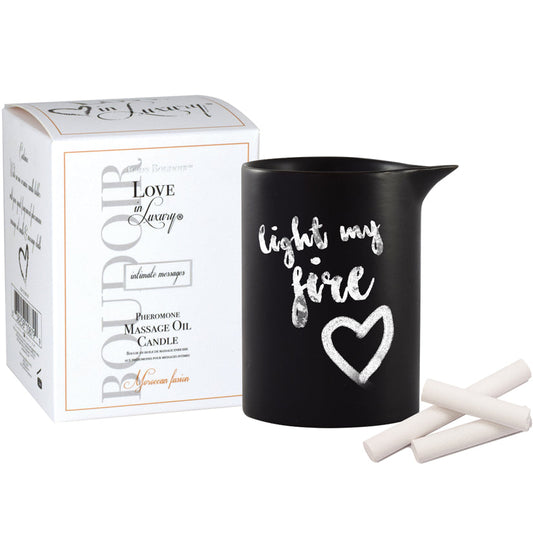 Love In Luxury Intimate Messages Candle-Moroccan Fusion 5oz - UABDSM