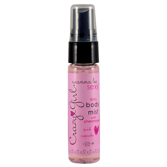 Crazy Girl Body Mist-Pink Cupcake 1oz - UABDSM