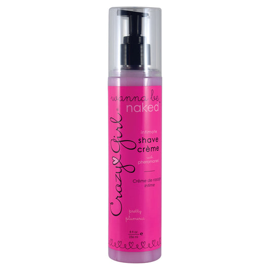 Crazy Girl Shave Cr√®me-Pretty Plumeria 8oz - UABDSM