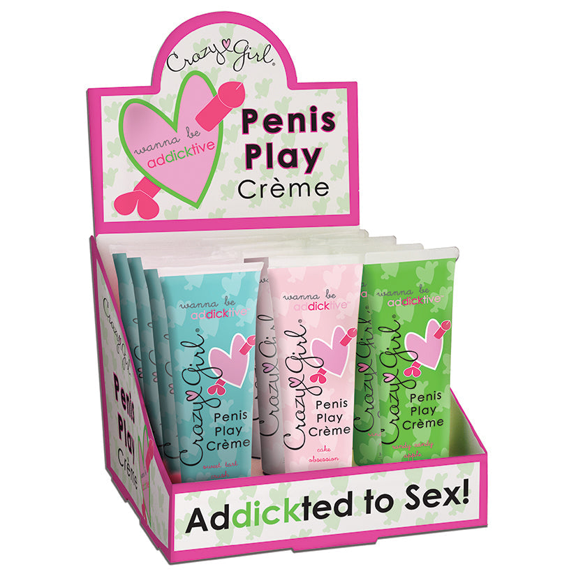 Crazy Girl Penis Play Cr√®me 3.5oz Display of 12 - UABDSM