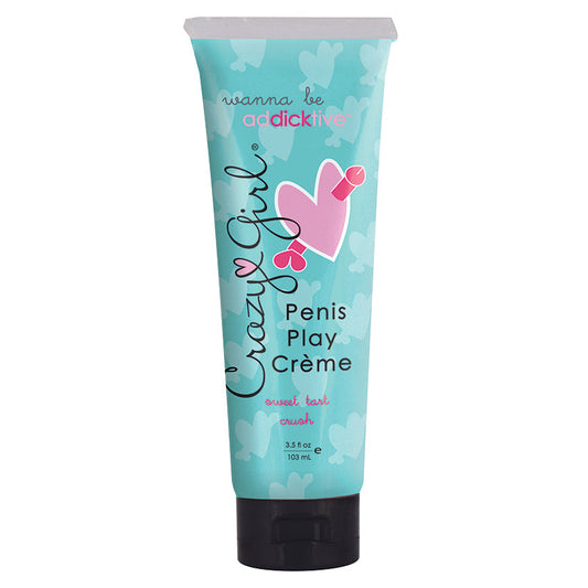 Crazy Girl Addicktive Penis Play Creme - Sweet  Tart Crush - 3.5 Fl. Oz. / 103 ml - UABDSM