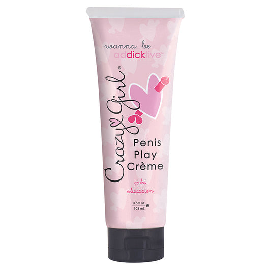 Crazy Girl Addicktive Penis Play Creme - Cake  Obsession - 3.5 Fl. Oz. / 103 ml - UABDSM