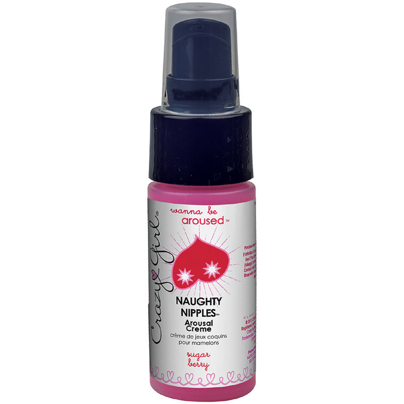 Crazy Girl Naughty Nipples Arousal Creme 1 Oz - Sugar Berry - UABDSM