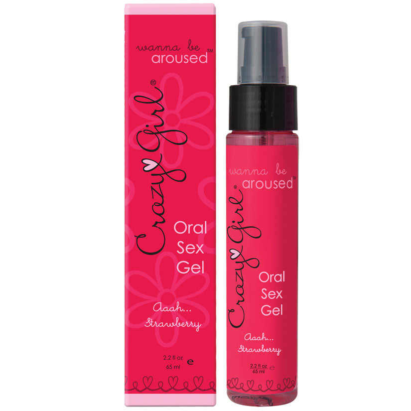 Crazy Girl Oral Sex Gel-Strawberry 2.2oz - UABDSM