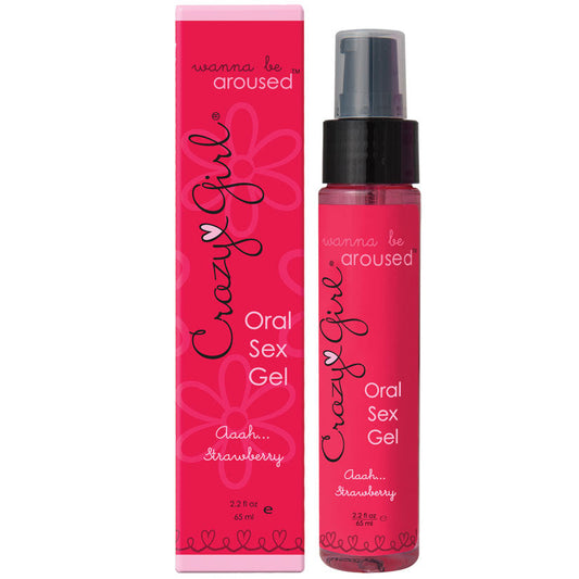 Crazy Girl Oral Sex Gel-Strawberry 2.2oz - UABDSM