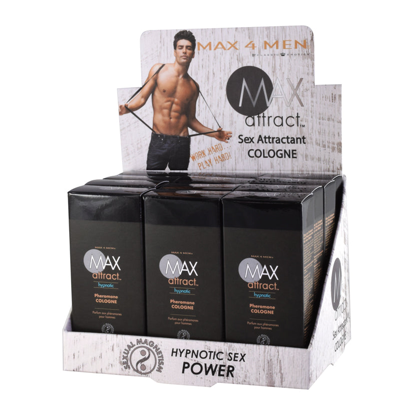 MAX Attract-Hypnotic Cologne Display of 12 - UABDSM