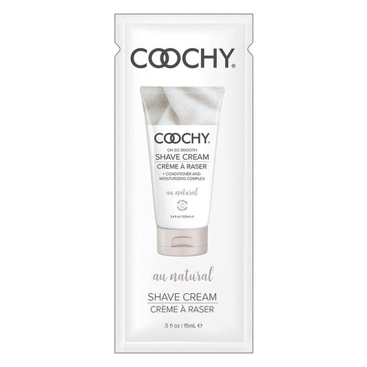 Coochy Shave Cream-Au Natural 15ml Foil - UABDSM