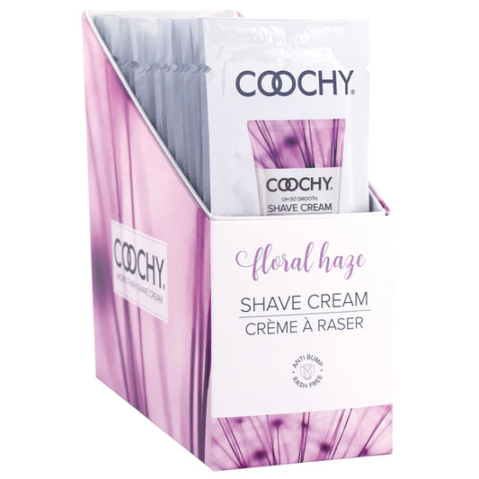 Coochy Shave Cream - Floral Haze - 15 ml Foils 24 Count Display - UABDSM