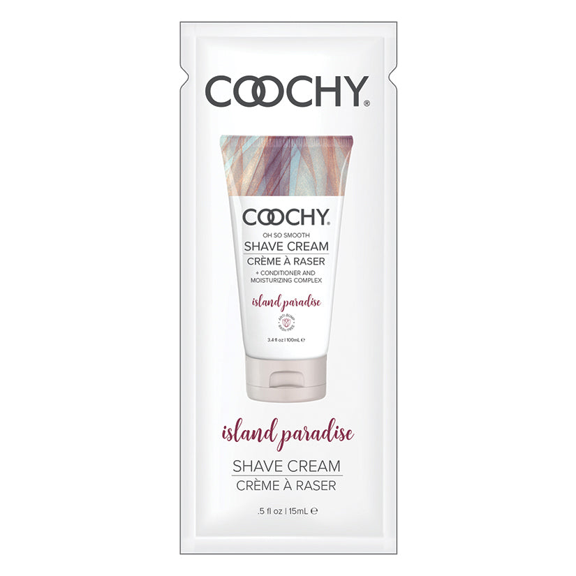 Coochy Shave Cream-Island Paradise 15ml Foil - UABDSM