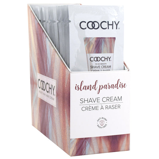 Coochy Shave Cream - Island Paradise - 15 ml Foils - UABDSM