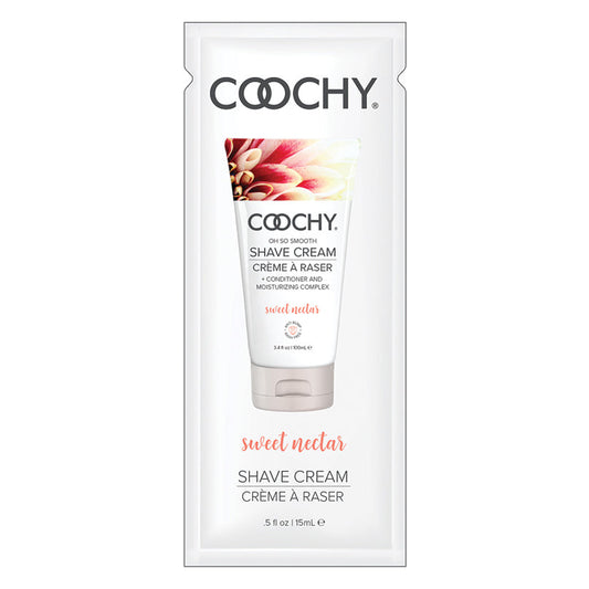 Coochy Shave Cream-Sweet Nectar 15ml Foil - UABDSM
