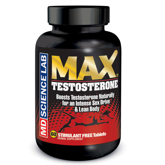 MAX Testosterone-60 Count Bottle - UABDSM