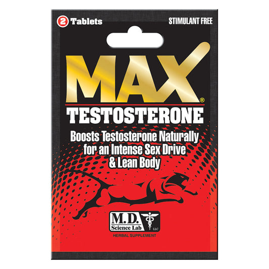 MAX Testosterone Single Pack - UABDSM