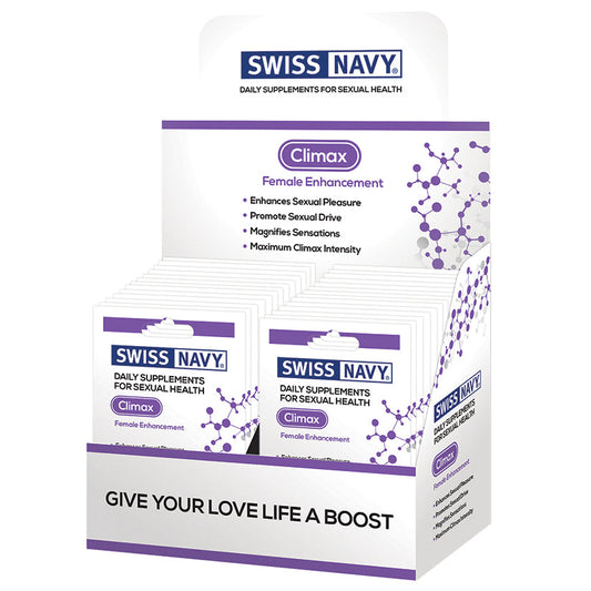 Swiss Navy Climax For Her Single Pack Display of 24 - UABDSM