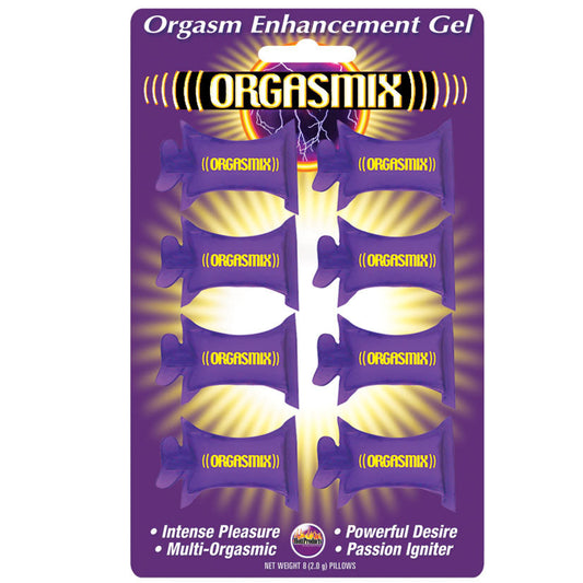 Orgasmix Oral Enhancement Gel 8 Pillow Pack - UABDSM