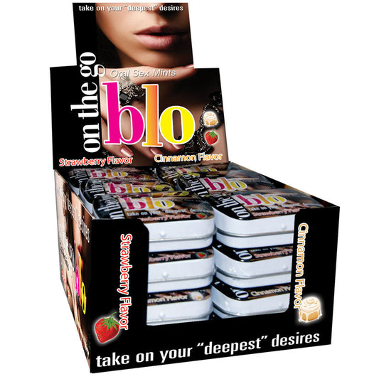 On The Go Blo Mints-Assorted Display of 24 Tins - UABDSM