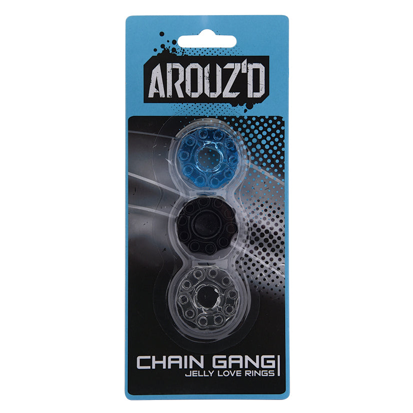 Chain Gang Cock Rings 3 Pack - UABDSM