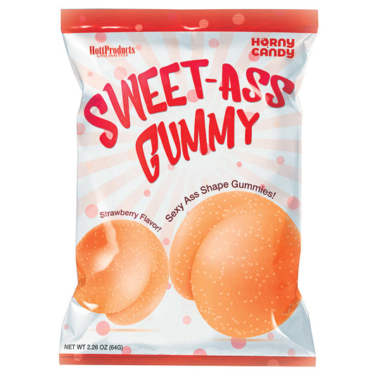 Sweet Ass Gummy Shaped Butts Strawberry Single Pack - UABDSM