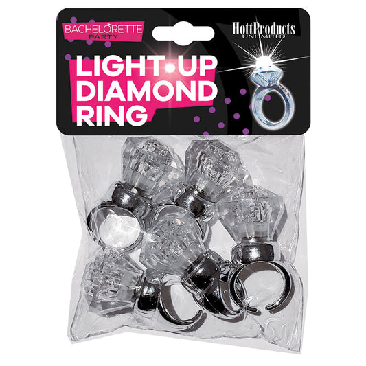Light Up Diamond Ring (5 Pack) - UABDSM