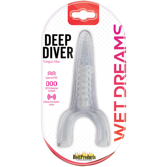 Deep Diver Tongue Vibe - Clear - UABDSM