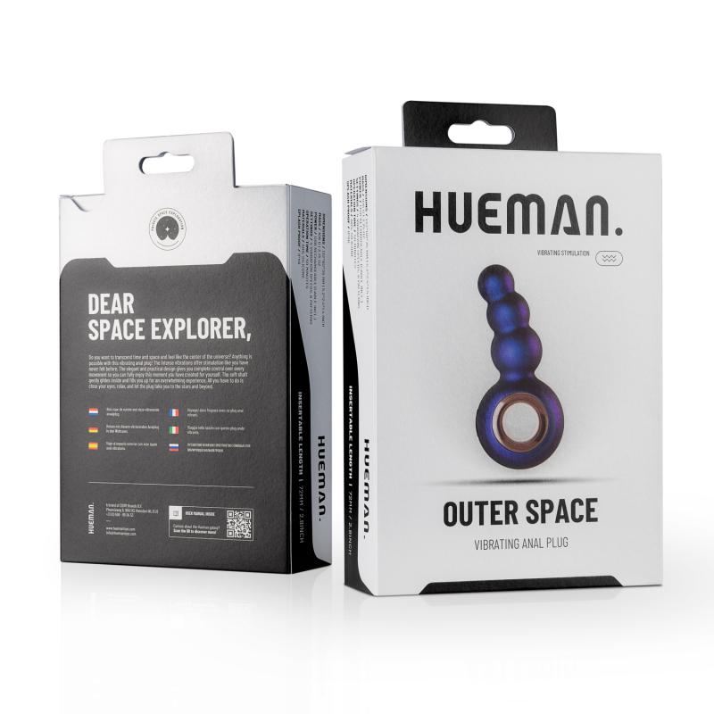 Hueman - Outer Space Vibrating Anal Plug - UABDSM
