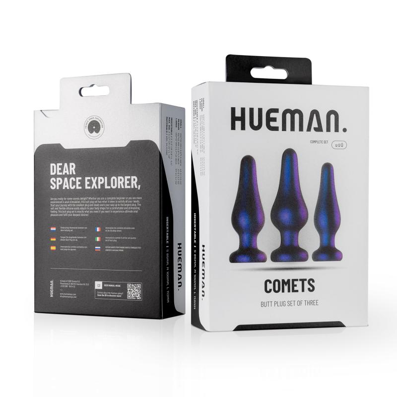 Hueman - Comets Butt Plug Set - UABDSM
