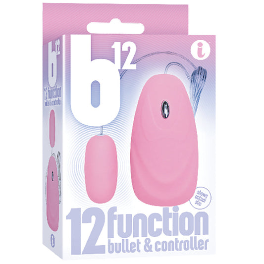 The 9s 12-Function Bullet and Remote - Pink - UABDSM