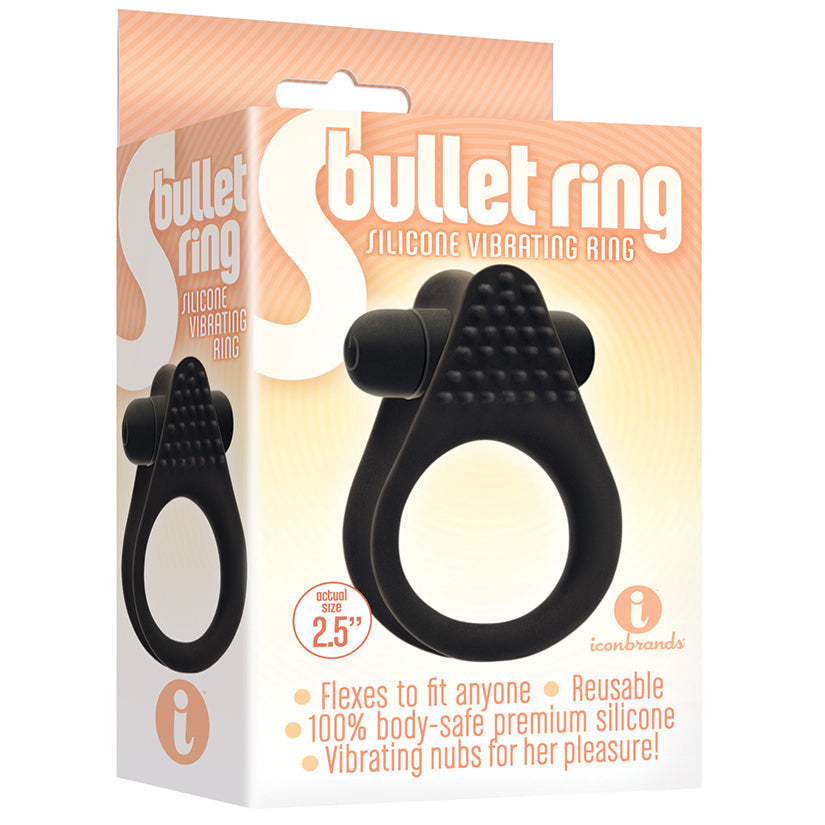 The 9s S - Bullet Ring - Black - UABDSM