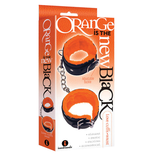 The 9s Orange Is the New Black Love Cuffs Wrist - Black - UABDSM