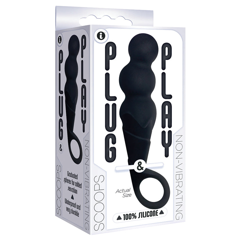 The 9s Plug and Play Silicone Plug Scoops - Black - UABDSM